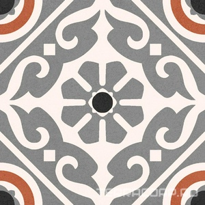 Керамогранит Alpas Euro Musa  Grey Matt 20x20 Комбинированный 