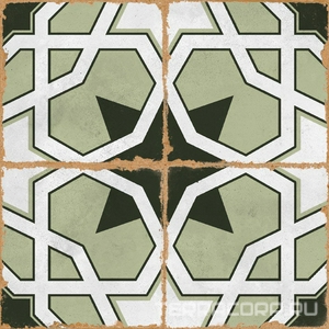 Керамогранит Alpas Euro Mezzo  Blossom Matt 20x20 Комбинированный 