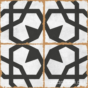 Керамогранит Alpas Euro Mezzo  Grey Matt 20x20 Комбинированный 