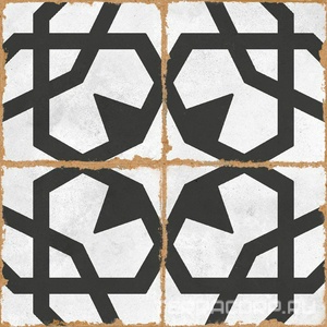 Керамогранит Alpas Euro Mezzo  Grey Matt 20x20 Комбинированный 