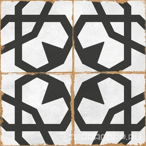 Керамогранит Alpas Euro Mezzo  Grey Matt 20x20 Комбинированный 