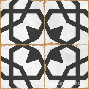 Керамогранит Alpas Euro Mezzo  Grey Matt 20x20 Комбинированный 