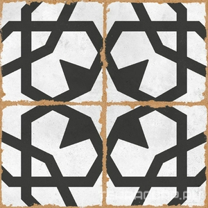 Керамогранит Alpas Euro Mezzo  Grey Matt 20x20 Комбинированный 