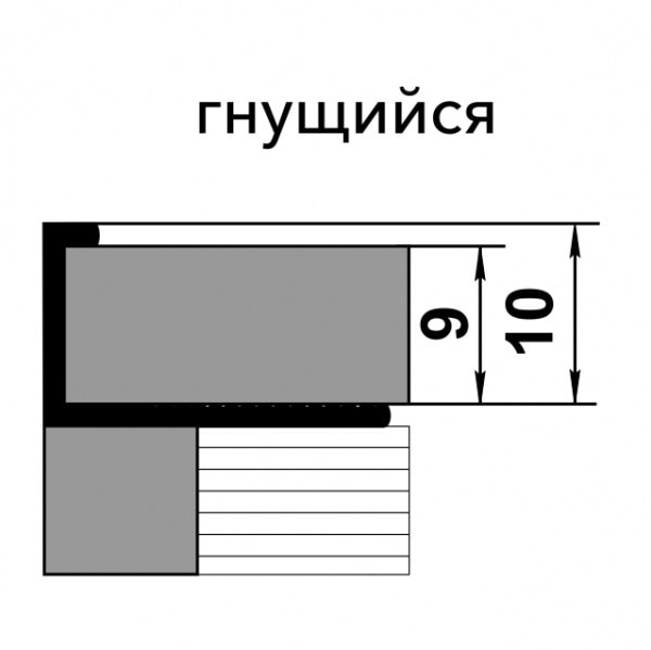 Профиль окантовочный 02.2700.00 21х11мм Лука ПК Серебряный, фото 4