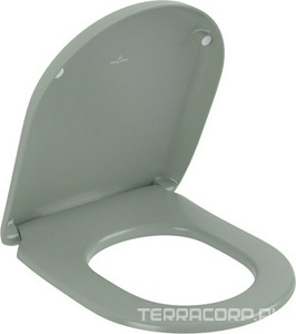 Сиденье для унитаза, с микролифтом, (цв.Morning Green CeramicPlus),  ZZ Villeroy & Boch Antao 8M436101
