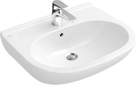 Раковина 650х510мм, с 1 отв.д/смесит., (цв. 01 белый)  ZZ Villeroy & Boch O.Novo 51606501