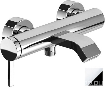 Смеситель для ванны, (цв.черный матовый),  ZZ Villeroy & Boch Dawn TVT106501152K5