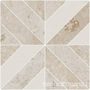 Керамический гранит  Kerama Marazzi Про Лаймстоун Декор  бежевый матовый 60x60x0.9 ZZ Бежевый 
