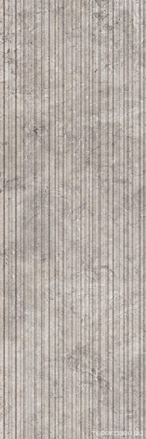 Керамогранит Sichenia Gruppo Ceramiche S.p.A Pave Wall 30.90 Grigio Ribbed 30x90 Серый, фото 3