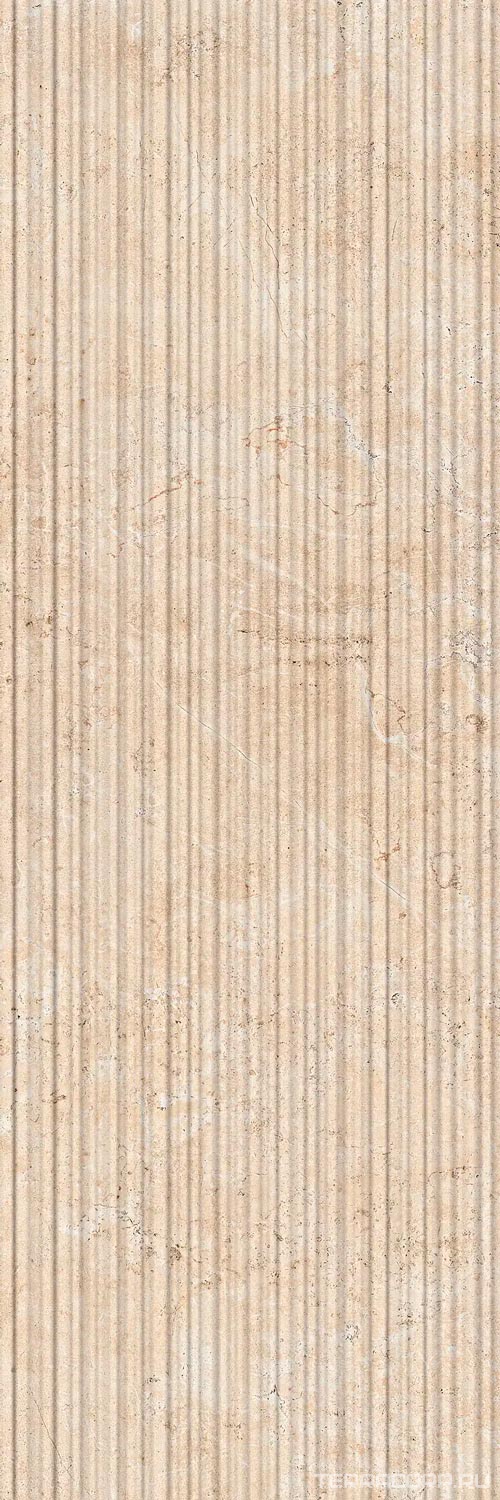 Керамогранит Sichenia Gruppo Ceramiche S.p.A Pave Wall 30.90 Beige Ribbed 30x90 Бежевый, фото 4