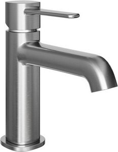 Смеситель для раковины, с д/к, (цв.сталь PVD (PA)),  ZZ Urbatec Evolution EV22801PA