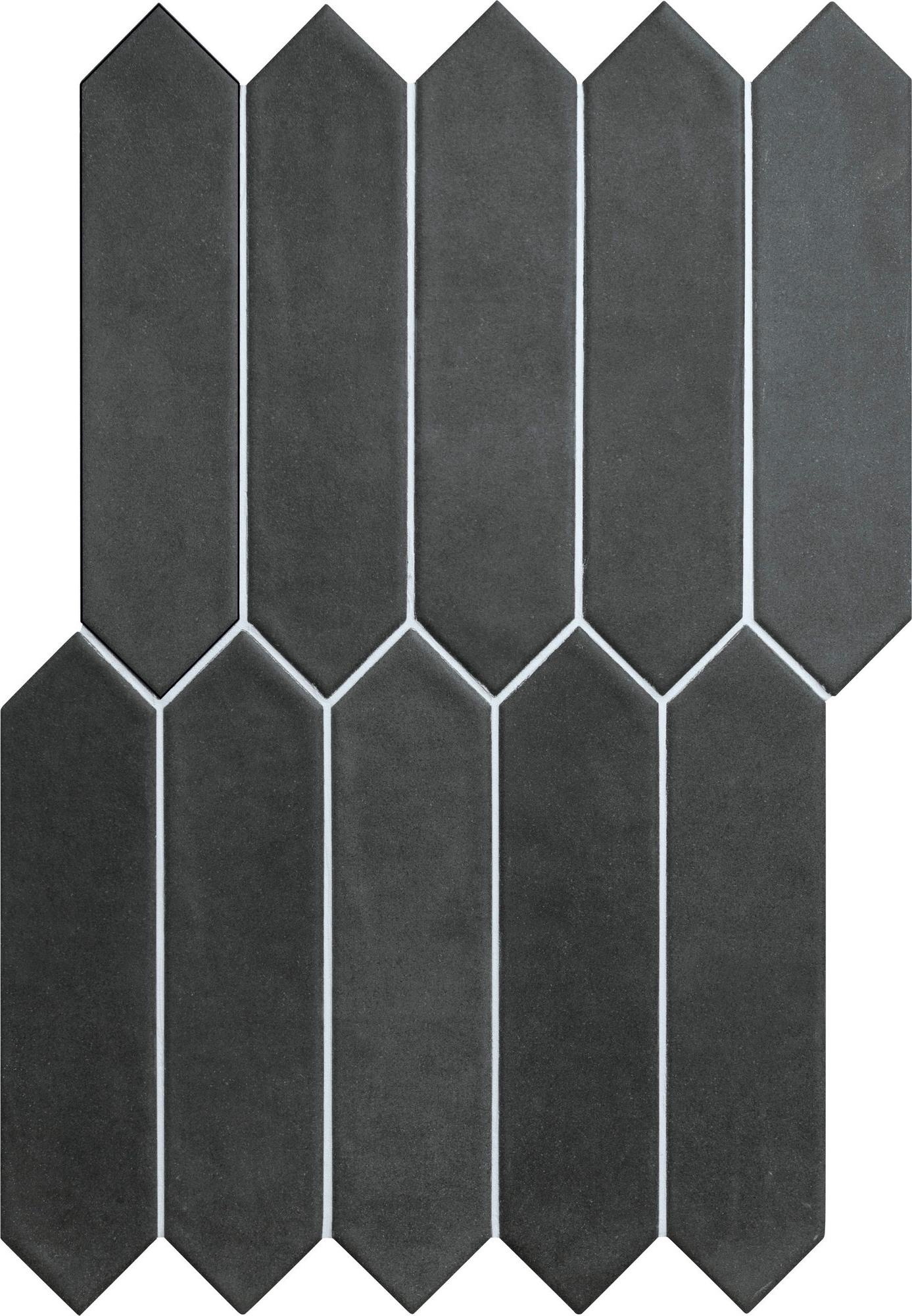 Керамическая плитка APE Ceramica Contemporary Picket Obsidian 6x26 Черный, фото 4