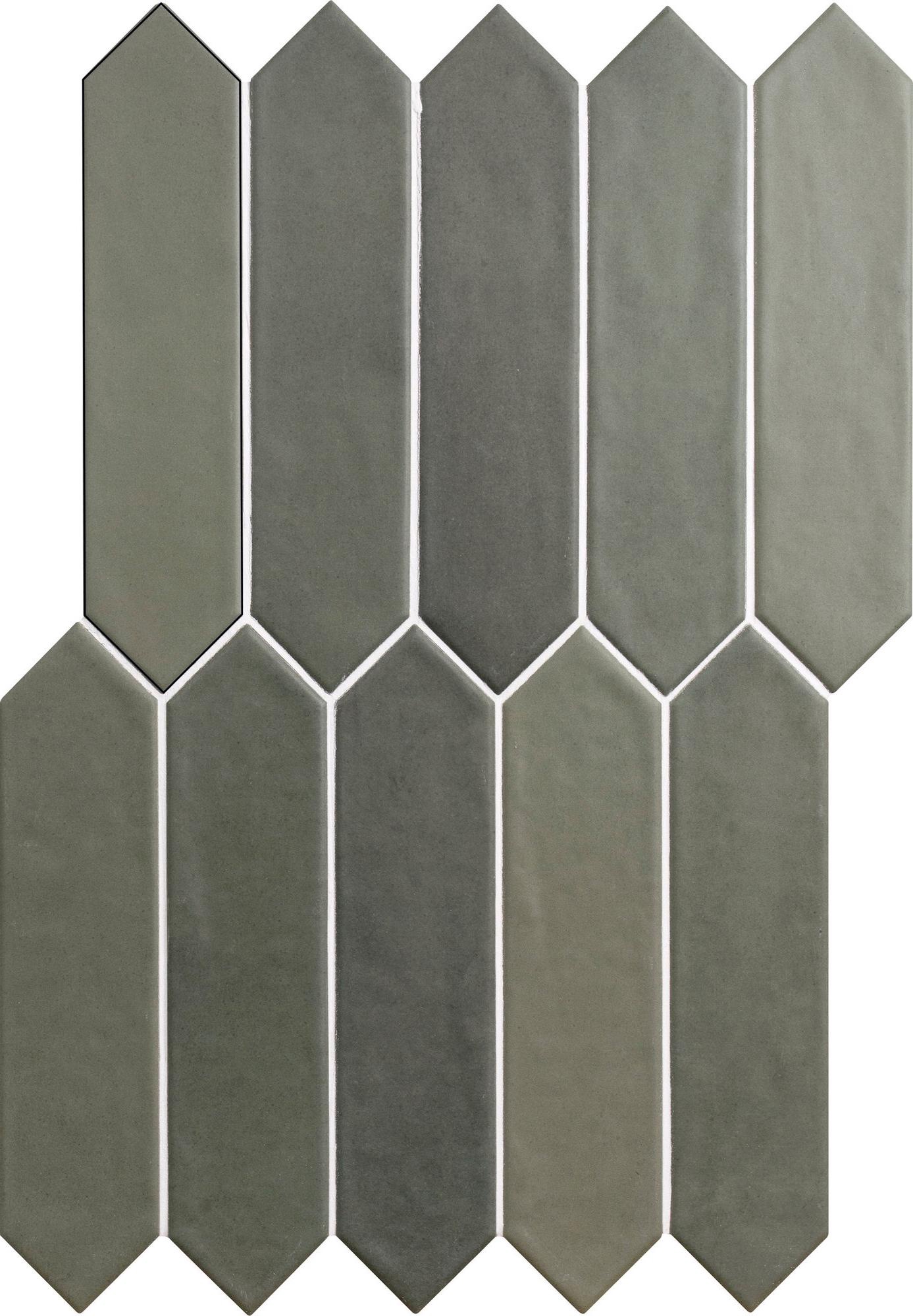 Керамическая плитка APE Ceramica Contemporary Picket Forest 6x26 Зеленый, фото 4