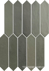 Керамическая плитка APE Ceramica Contemporary Picket  Forest  6x26 Зеленый 