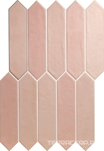 Керамическая плитка APE Ceramica Contemporary Picket  Rose Quartz  6x26Picket  Rose Quartz  6x26 Розовый 