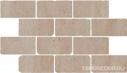 Керамогранит Kerama Marazzi Сан-Марко Бордюр  мозаичный бежевый матовый обрезной 46,5x26,5 Бежевый 