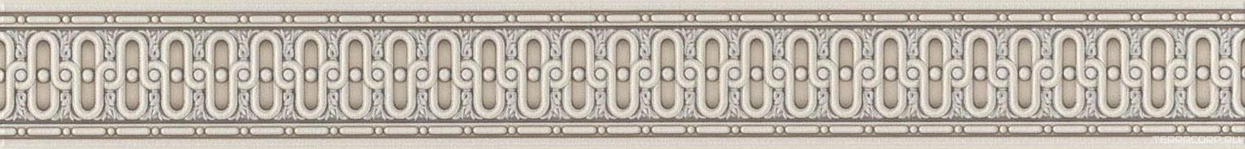 Керамическая плитка Kerama Marazzi Сан-Марко Бордюр  1 матовый обрезной 80x9,6 Серый 