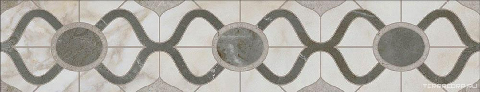 Керамогранит Kerama Marazzi Кантата Бордюр  матовый 7,7x40,2 Желтый 