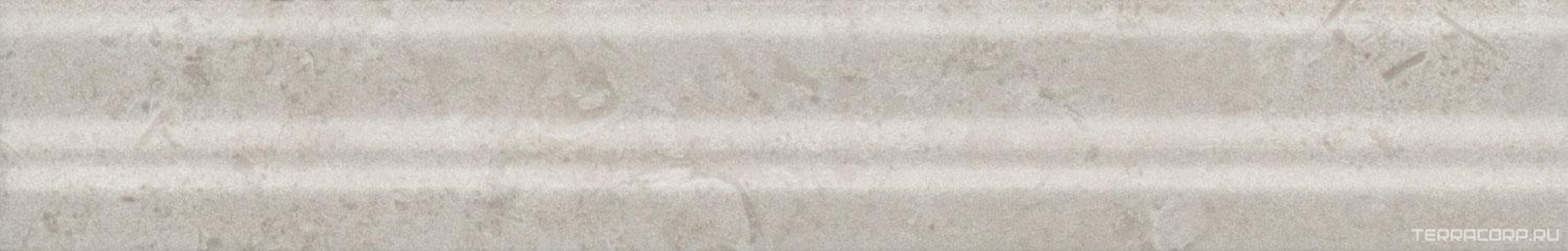 Керамическая плитка Kerama Marazzi Карму Бордюр Багет  серый светлый матовый обрезной 30х5 Серый 