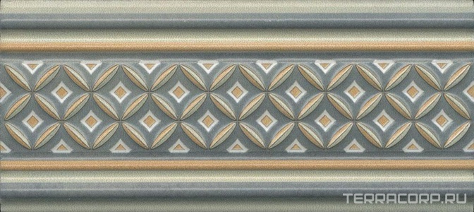 Керамическая плитка Kerama Marazzi Монтальбано Бордюр  2 матовый 6.7x15 Комбинированный 