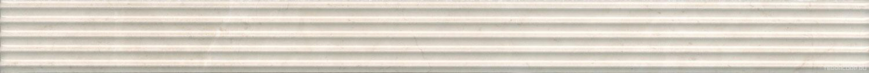 Керамическая плитка Kerama Marazzi Монсанту Бордюр  бежевый светлый 40х3,4 Бежевый 