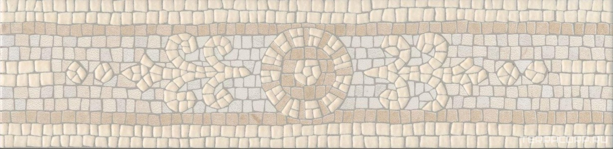 Керамическая плитка Kerama Marazzi Карму Бордюр  матовый обрезной 30х7,2 Комбинированный 
