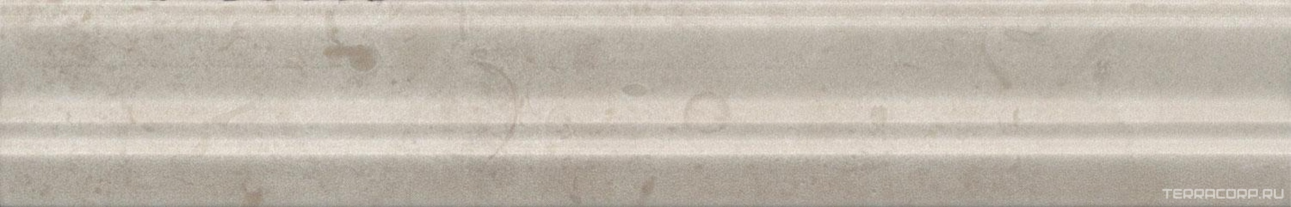 Керамическая плитка Kerama Marazzi Карму Бордюр Багет  бежевый матовый обрезной 30х5 Бежевый 