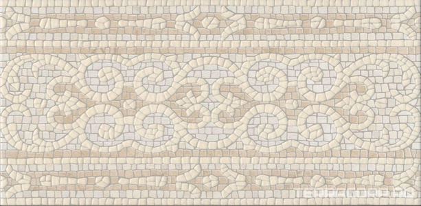 Керамическая плитка Kerama Marazzi Карму Бордюр  матовый обрезной 30х14,5 Комбинированный 