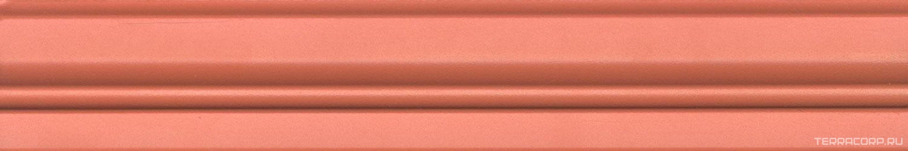 Керамическая плитка Kerama Marazzi Магнолия Бордюр Багет  оранжевый матовый обрезной 30х5 Оранжевый 