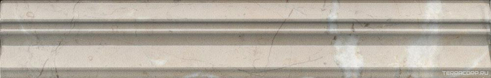 Керамическая плитка Kerama Marazzi Серенада Бордюр  бежевый тёмный глянцевый обрезной 5х30 Бежевый 