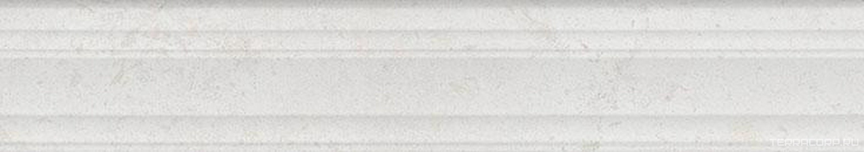 Бордюр Багет Гране белый матовый обрезной 40x7,3x2,7 Kerama Marazzi  Белый 