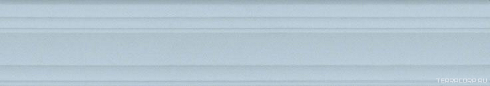 Бордюр Багет Гране синий светлый матовый обрезной 40x7,3x2,7 Kerama Marazzi  Синий 