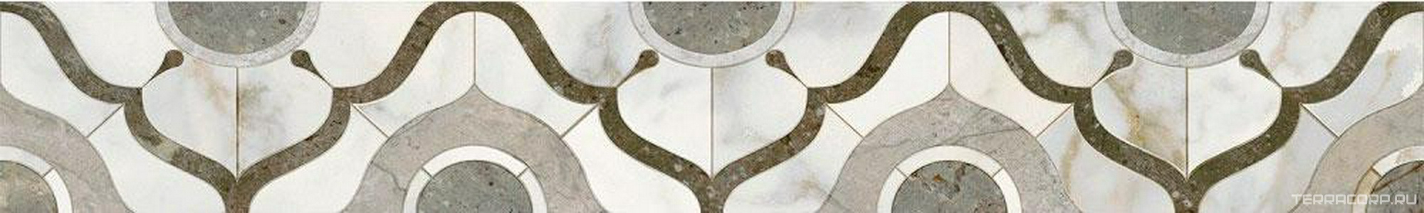 Бордюр  глянцевый 6x40 Kerama Marazzi Кантата Комбинированный 