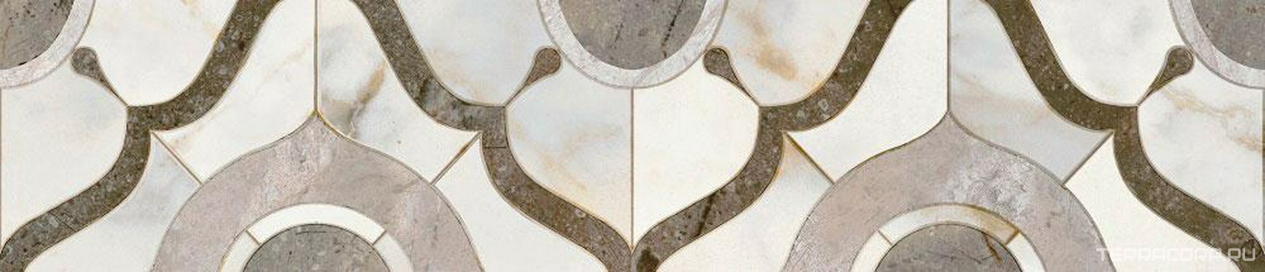 Бордюр  глянцевый 5.4x25 Kerama Marazzi Кантата Комбинированный 
