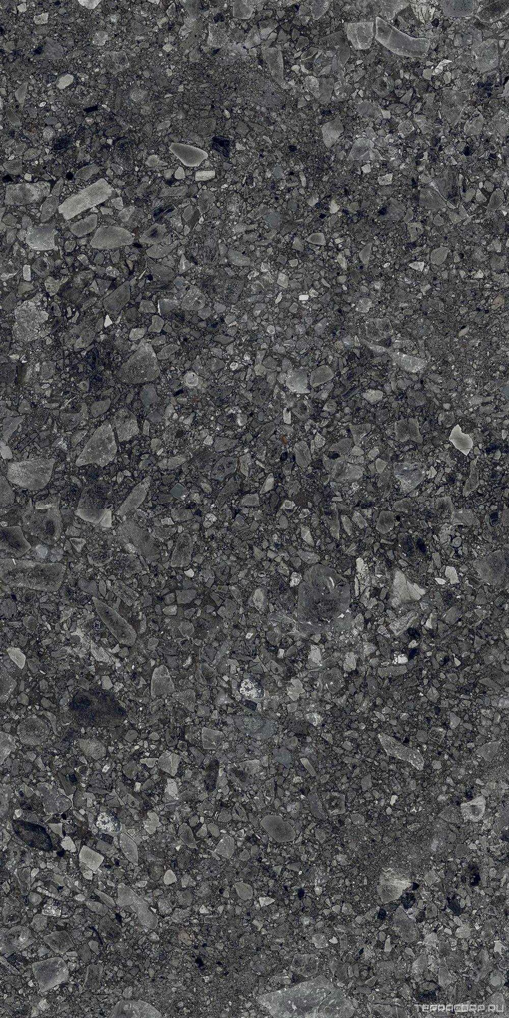 Керамогранит Alpas 2 CM Outdoor Terrazo Nero 2 cm (от 300 кв.м) 60x120 Черный, фото 3
