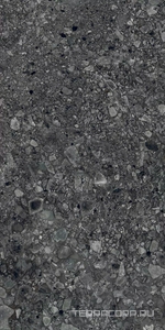 Керамогранит Alpas 2 CM Outdoor Terrazo Nero 2 cm (от 300 кв.м) 60x120 Черный 