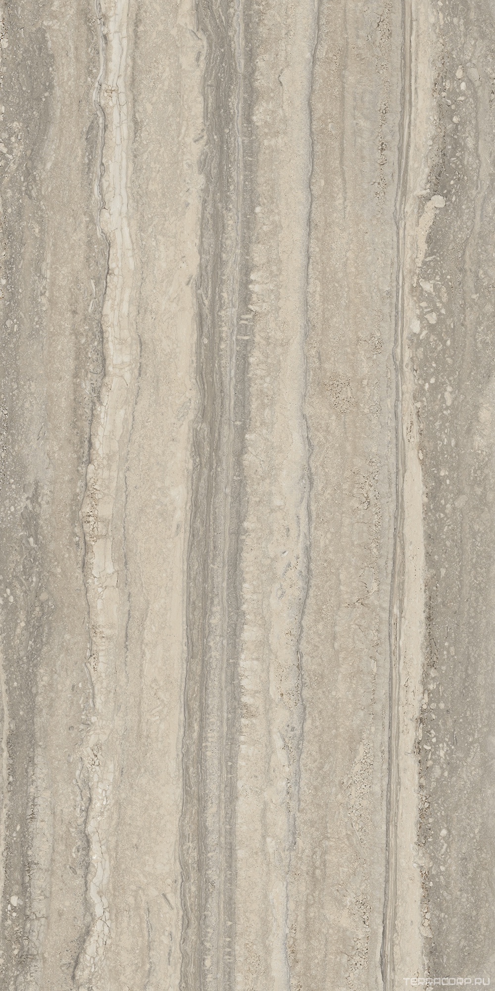 Керамический гранит (керамогранит) Alpas Euro Eco Travertine Noche 3010 matt 60x120 Коричневый, фото 3