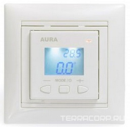 Терморегулятор электр. Aura LTC 070 белый (комплектуется рамкой из серии Valena Legrand Electric.) ZZ