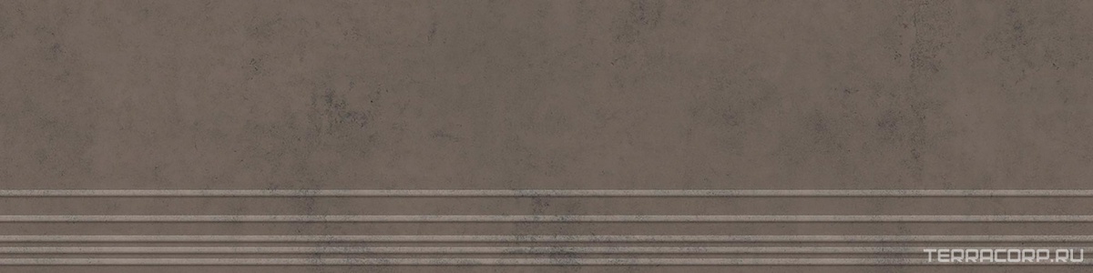 Ступени ProGRES Ceramica Klinker  Graphite серые темные, глазурованные граниль 1200х300х9,5мм Серый 