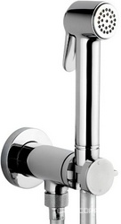 Смеситель совмещённый с гигиеническим душем, (готовый комплект: лейка металл, шланг 125см., скрытая часть), (цв.хром),  ZZ Bossini Paloma Brass E37007B.030