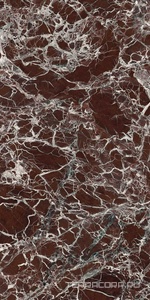 Керамогранит Ariostea Ultra Marmi Rosso Imperiale Polished 6 mm 75x150 Комбинированный 