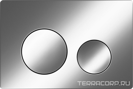 Кнопка смыва для инсталляции , цвет хром матовый Ceramica Nova Balance CN12-001M