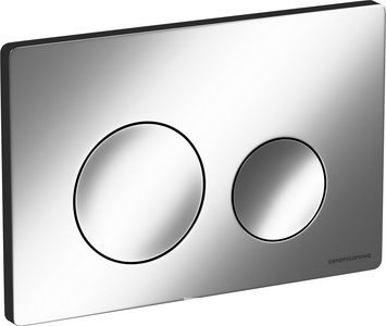 Кнопка смыва для инсталляции , цвет хром матовый Ceramica Nova Balance CN12-001M