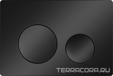 Кнопка смыва для инсталляции Balance, цвет черный матовый