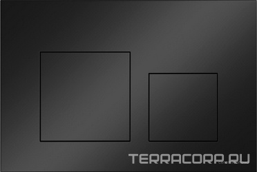 Кнопка смыва для инсталляции Balance, цвет черный матовый