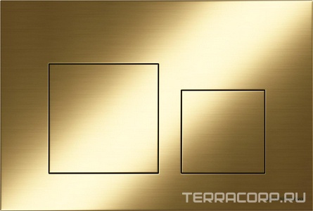 Кнопка смыва для инсталляции , цвет брашированное золото Ceramica Nova Balance CN12-002BG