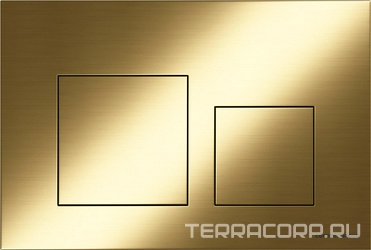 Кнопка смыва для инсталляции Balance, цвет брашированное золото