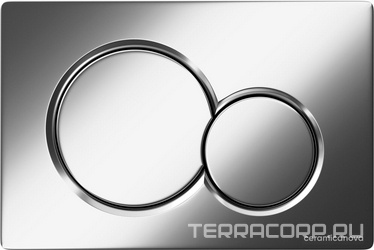 Кнопка смыва для инсталляции Balance, цвет матовый хром