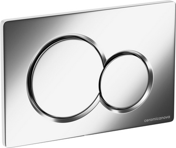 Кнопка смыва для инсталляции , цвет матовый хром Ceramica Nova Balance CN12-003M