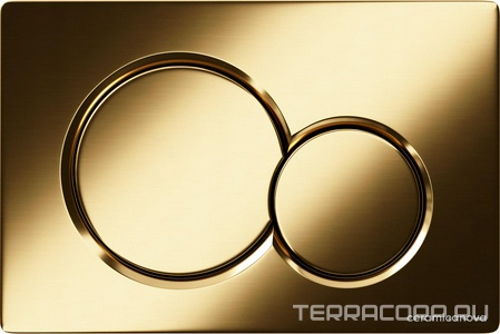 Кнопка смыва для инсталляции , цвет брашированное золото Ceramica Nova Balance CN12-003BG